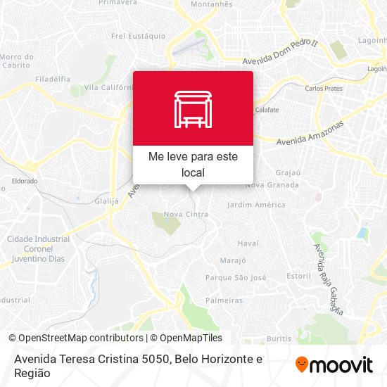 Avenida Teresa Cristina 5050 mapa