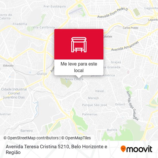 Avenida Teresa Cristina 5210 mapa
