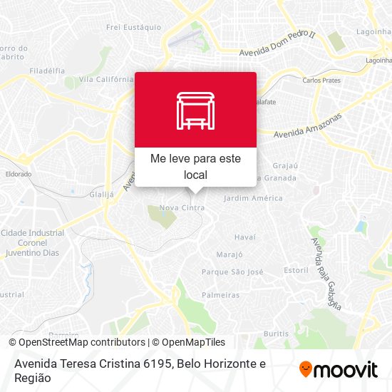 Avenida Teresa Cristina 6195 mapa