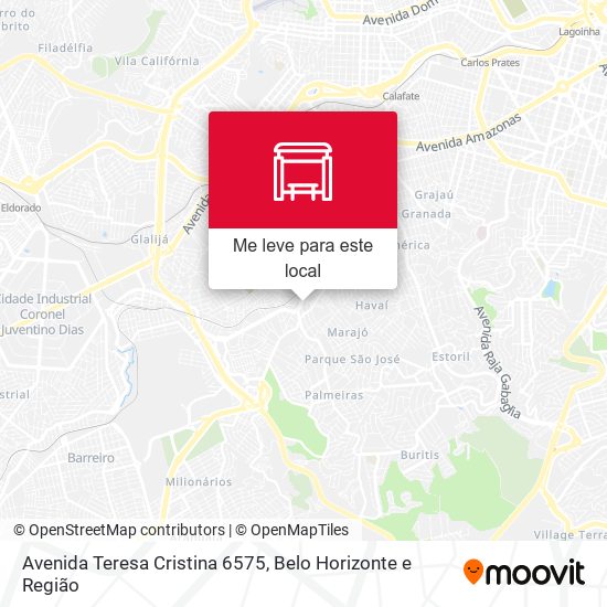 Avenida Teresa Cristina 6575 mapa