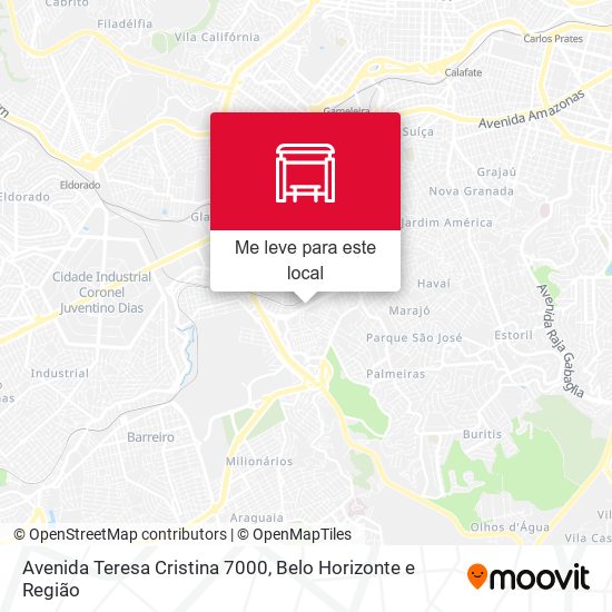 Avenida Teresa Cristina 7000 mapa