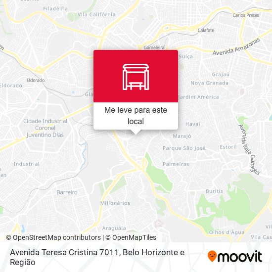Avenida Teresa Cristina 7011 mapa