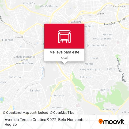 Avenida Teresa Cristina 9072 mapa
