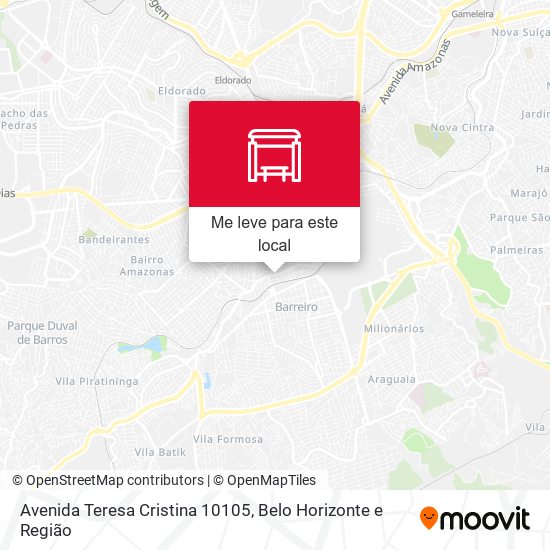 Avenida Teresa Cristina 10105 mapa