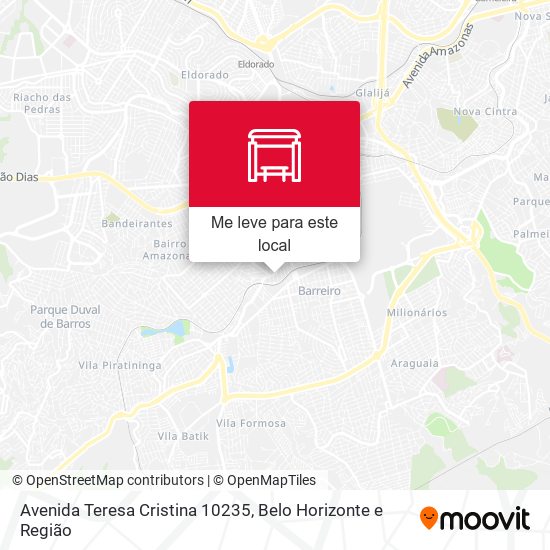 Avenida Teresa Cristina 10235 mapa