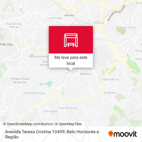 Avenida Teresa Cristina 10499 mapa