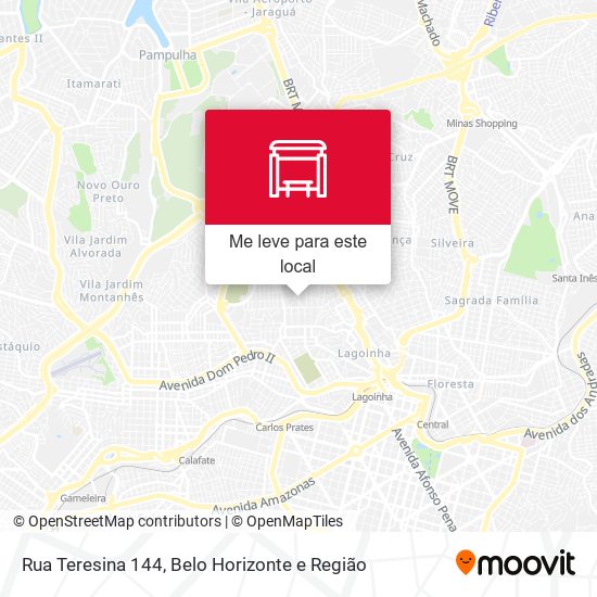 Rua Teresina 144 mapa