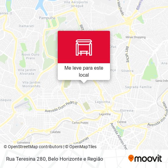 Rua Teresina 280 mapa
