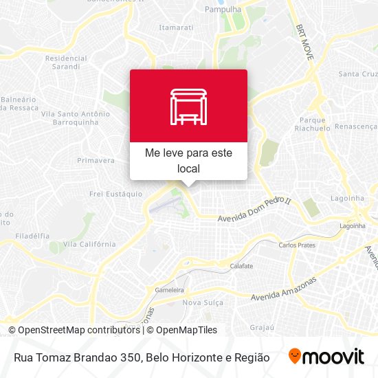 Rua Tomaz Brandao 350 mapa