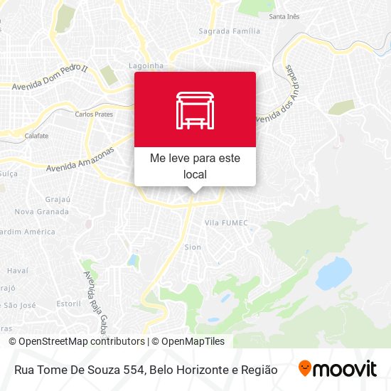 Rua Tome De Souza 554 mapa