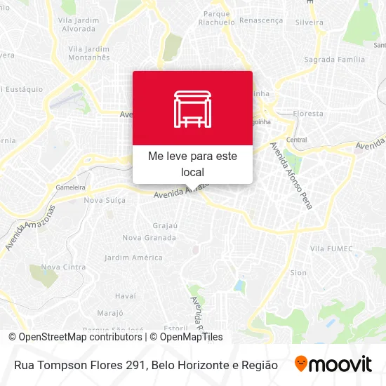 Rua Tompson Flores 291 mapa