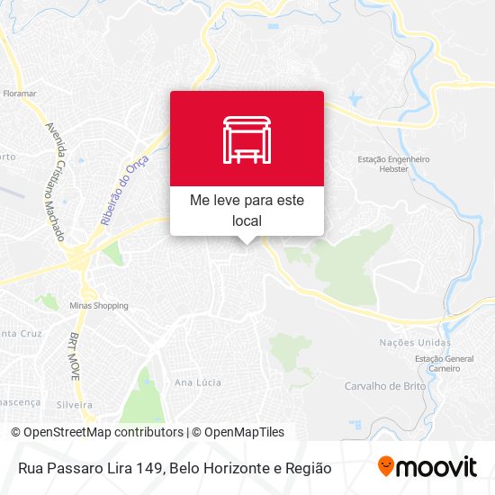 Rua Passaro Lira 149 mapa