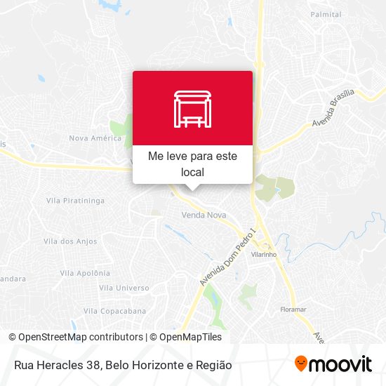 Rua Heracles 38 mapa