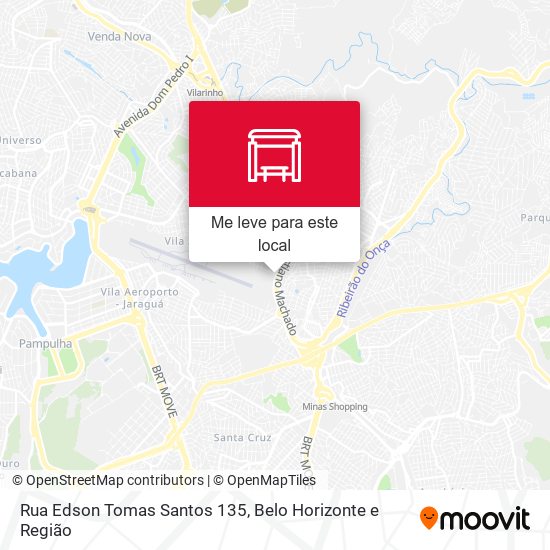 Rua Edson Tomas Santos 135 mapa