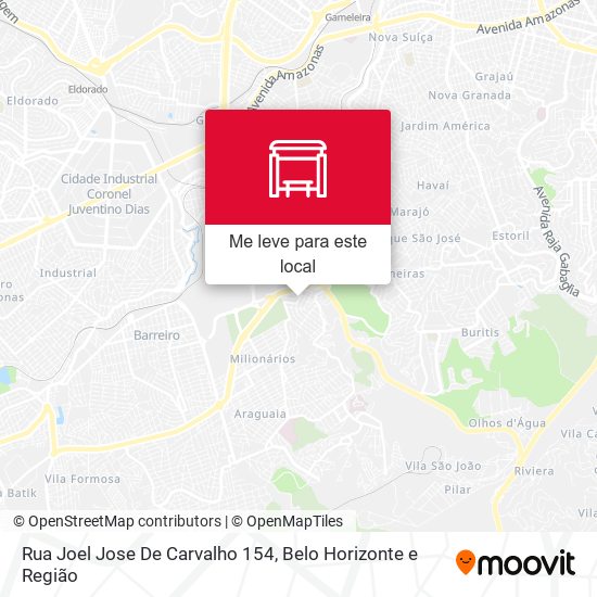 Rua Joel Jose De Carvalho 154 mapa