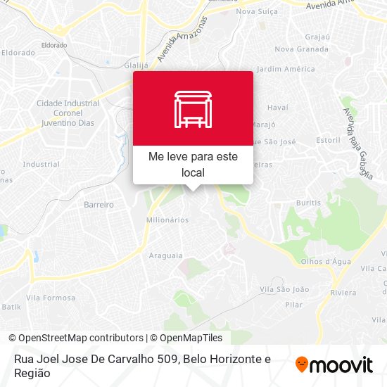 Rua Joel Jose De Carvalho 509 mapa