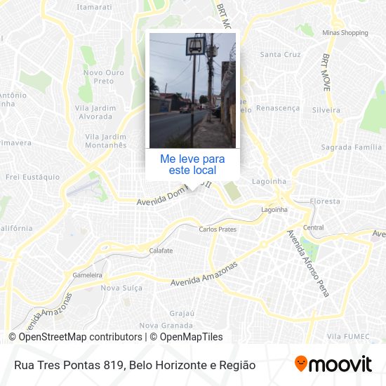 Rua Tres Pontas 819 mapa