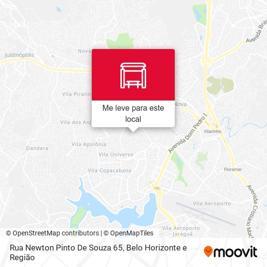 Rua Newton Pinto De Souza 65 mapa