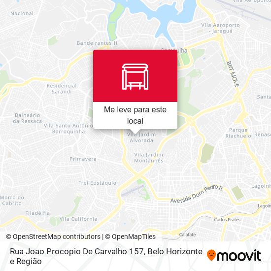 Rua Joao Procopio De Carvalho 157 mapa