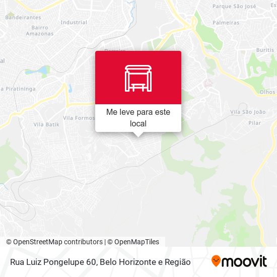 Rua Luiz Pongelupe 60 mapa
