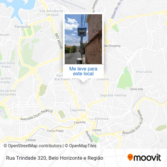 Rua Trindade 320 mapa