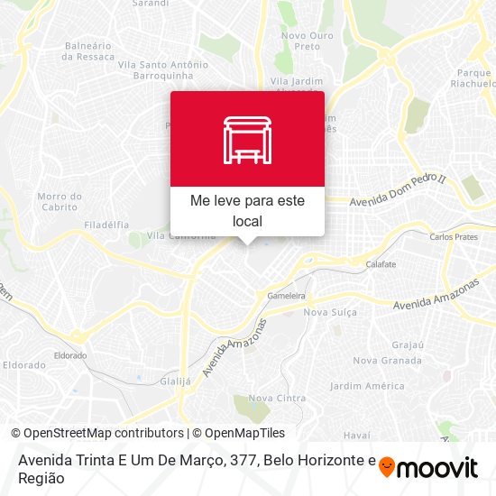 Avenida Trinta E Um De Março, 377 mapa