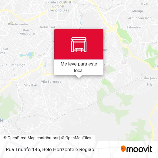 Rua Triunfo 145 mapa
