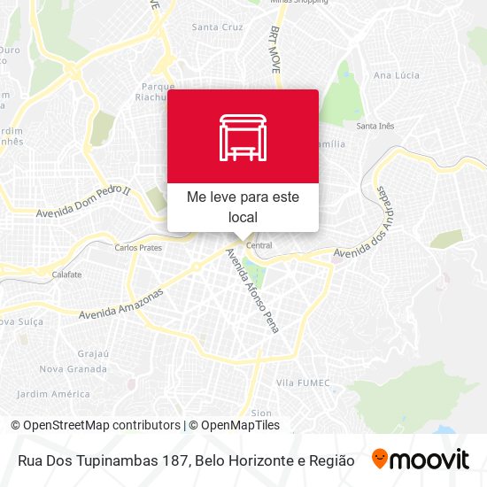 Rua Dos Tupinambas 187 mapa