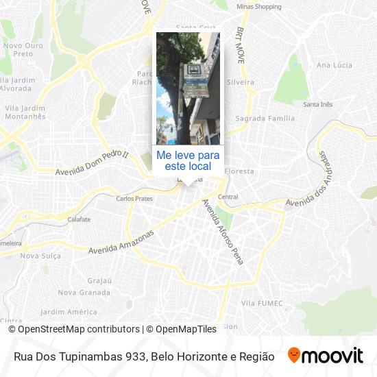 Rua Dos Tupinambas 933 mapa