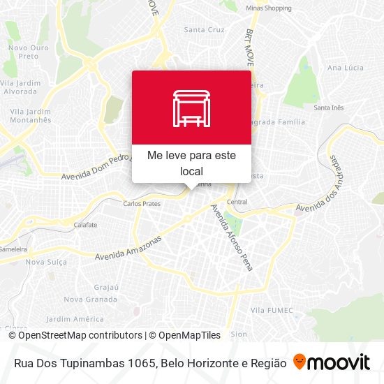 Rua Dos Tupinambas 1065 mapa