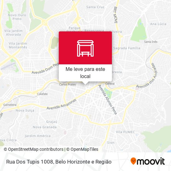 Rua Dos Tupis 1008 mapa