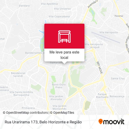 Rua Urarirama 173 mapa