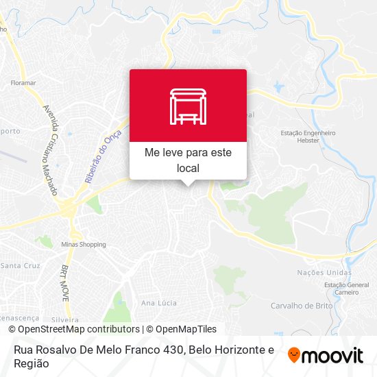 Rua Rosalvo De Melo Franco 430 mapa