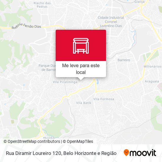 Rua Diramir Loureiro 120 mapa