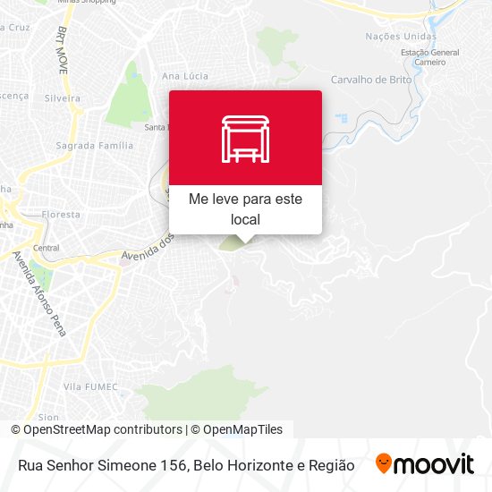 Rua Senhor Simeone 156 mapa