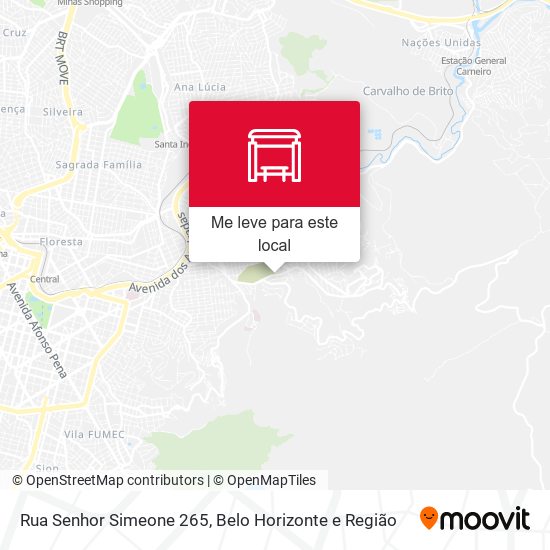 Rua Senhor Simeone 265 mapa
