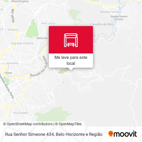 Rua Senhor Simeone 434 mapa