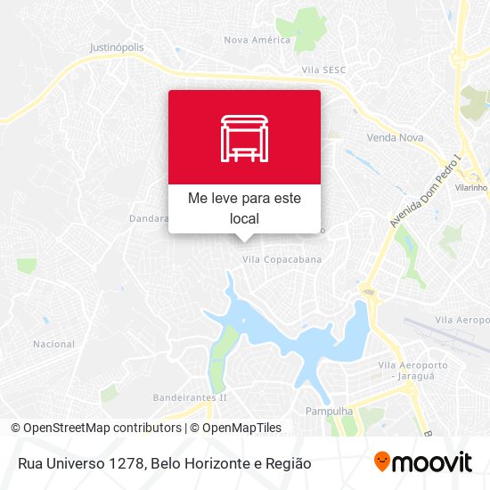 Rua Universo 1278 mapa