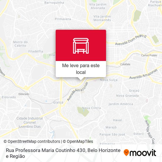 Rua Professora Maria Coutinho 430 mapa