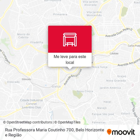 Rua Professora Maria Coutinho 700 mapa