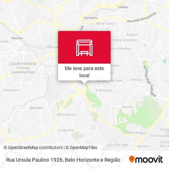 Rua Ursula Paulino 1926 mapa
