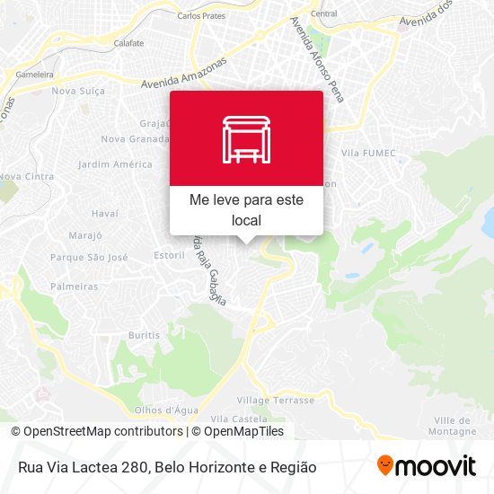 Rua Via Lactea 280 mapa