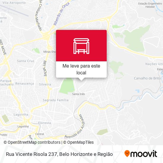 Rua Vicente Risola 237 mapa