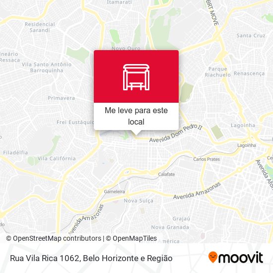 Rua Vila Rica 1062 mapa