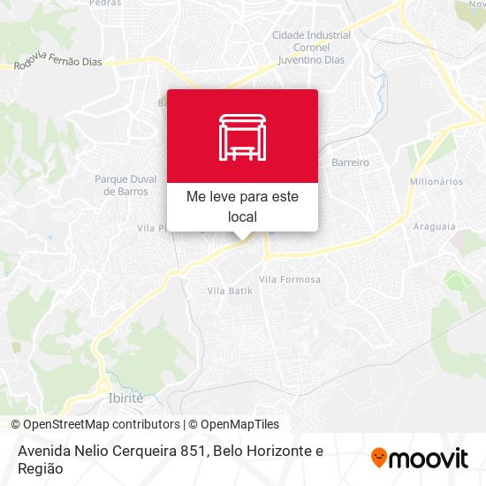 Avenida Nelio Cerqueira 851 mapa