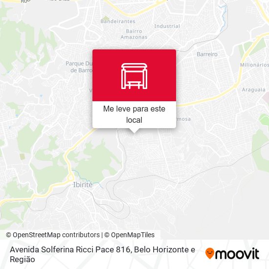 Avenida Solferina Ricci Pace 816 mapa