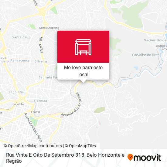 Rua Vinte E Oito De Setembro 318 mapa
