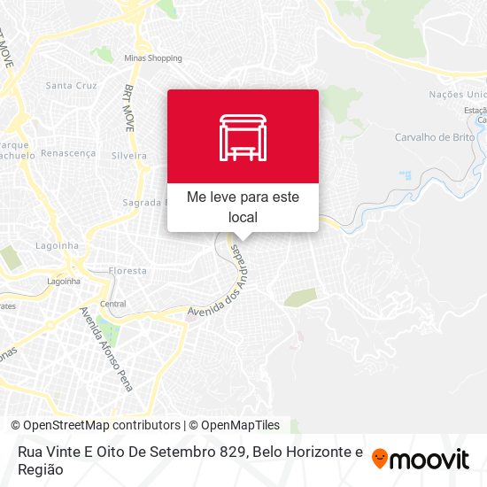 Rua Vinte E Oito De Setembro 829 mapa