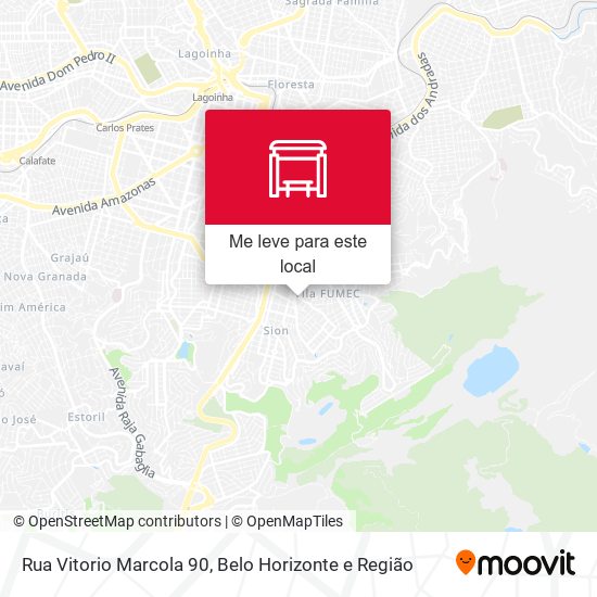 Rua Vitorio Marcola 90 mapa