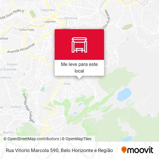 Rua Vitorio Marcola 590 mapa